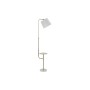 Lampada da Terra DKD Home Decor 38 x 30 x 180 cm Dorato Metallo Bianco Marmo 220 V 50 W