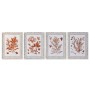 Quadro DKD Home Decor 50 x 2,8 x 65 cm Corallo (4 Pezzi)