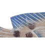 Statua Decorativa DKD Home Decor 40 x 5 x 18 cm Naturale Azzurro Pesce Mediterraneo