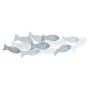 Decorazione da Parete DKD Home Decor Azzurro Bianco Mediterraneo Pesci 100 x 5 x 30 cm