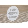 Scatola Decorativa DKD Home Decor Naturale Legno MDF Spirali Mediterraneo 50 x 40 x 22,5 cm