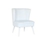 Poltrona DKD Home Decor 73 x 67 x 85 cm Azzurro Legno Bianco