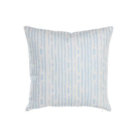 Cuscino DKD Home Decor Righe Azzurro Bianco 45 x 15 x 45 cm Mediterraneo