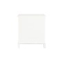 Comodino DKD Home Decor 50 x 35 x 58 cm Corda Bianco Blu cielo Blu Marino Legno MDF