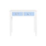 Ingresso DKD Home Decor Bianco Marrone Blu cielo Blu Marino Corda Legno MDF 80 x 40 x 75 cm (1 Unità)