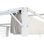 Pergola DKD Home Decor Bianco 296 x 296 x 225 cm Acciaio