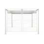 Pergola DKD Home Decor Bianco 296 x 296 x 225 cm Acciaio