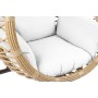 Sedia da giardino sospesa DKD Home Decor 100 x 120 x 195 cm Marrone rattan sintetico Alluminio Bianco