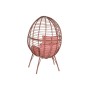 Poltrona da giardino DKD Home Decor 90 x 65 x 151 cm Metallo Terracotta rattan sintetico