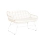 Divano e Tavolo DKD Home Decor Metallo rattan sintetico 124 x 74 x 84 cm