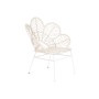 Sedia da giardino DKD Home Decor 76 x 67 x 86 cm Metallo rattan sintetico Bianco