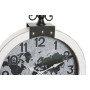 Orologio da Parete DKD Home Decor 40 x 4 x 54 cm Cristallo Ferro Legno MDF Mappamondo (2 Unità)