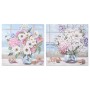 Quadro DKD Home Decor 100 x 2,8 x 100 cm 100 x 3 x 100 cm Shabby Chic (2 Unità)