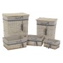 Set di Cestini DKD Home Decor 47 x 35 x 56 cm Poliestere Spirali (5 Unità)