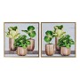 Quadro DKD Home Decor Vaso (52 x 2,3 x 52 cm) (2 Unità)