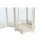 Lampioni DKD Home Decor 23 x 20 x 55 cm Finitura invecchiata Cristallo Bianco Ferro Shabby Chic