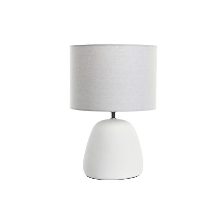 Lampada da tavolo DKD Home Decor Dorato Bianco Gres 220 V 50 W (28 x 28 x 42 cm)