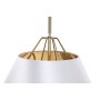 Lampadario DKD Home Decor Bianco Dorato PVC Metallo 50 W 38 x 38 x 32 cm