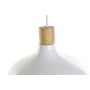 Lampadario DKD Home Decor Bianco Marrone Metallo Pino 50 W 35,5 x 35,5 x 21 cm