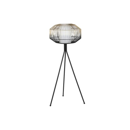 Lampada da Terra DKD Home Decor Nero Dorato Ferro 50 W 220 V 39 x 39 x 103 cm