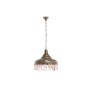 Lampadario DKD Home Decor 37 x 37 x 38 cm Dorato Metallo Multicolore 50 W