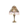 Lampada da tavolo DKD Home Decor 31 x 31 x 52 cm Dorato Metallo Multicolore 220 V 25 W 50 W