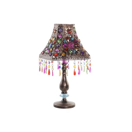 Lampada da tavolo DKD Home Decor Metallo Rame Multicolore 40 W 25 x 25 x 51 cm