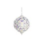 Lampadario DKD Home Decor 28 x 28 x 44 cm Metallo Bianco Multicolore 50 W