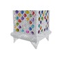 Lampada da tavolo DKD Home Decor 18 x 18 x 46 cm Metallo Bianco Multicolore 220 V 50 W