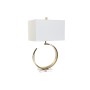 Lampada da tavolo DKD Home Decor 40 x 23 x 68 cm Cristallo Dorato Metallo Trasparente Bianco 40 W 240 V