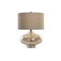 Lampada da tavolo DKD Home Decor Beige Trasparente Champagne Metallo Cristallo 60 W 220 V 43 x 43 x 57 cm