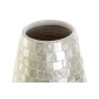 Vaso DKD Home Decor Bianco Bambù Madreperla Mediterraneo 25 x 25 x 46,5 cm