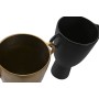 Vaso DKD Home Decor 23 x 16 x 29 cm Nero Dorato Alluminio Moderno (2 Unità)