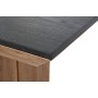 Tavolo da Pranzo DKD Home Decor Marrone Nero Pino 240 x 100 x 76 cm