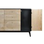 Credenza DKD Home Decor Nero Legno (120 x 40 x 90 cm)