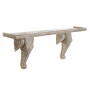 Mensole DKD Home Decor Bianco Naturale Legno di mango 78 x 15 x 28 cm