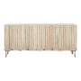 Credenza DKD Home Decor 160 x 38 x 75 cm Dorato Legno Bianco Marrone Chiaro