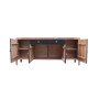 Credenza DKD Home Decor 177 x 38 x 75 cm Naturale Nero Legno