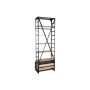 Scaffale DKD Home Decor 75 x 47 x 220 cm 79 x 48 x 220 cm Naturale Nero Metallo Legno di mango