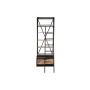 Scaffale DKD Home Decor 75 x 47 x 220 cm 79 x 48 x 220 cm Naturale Nero Metallo Legno di mango