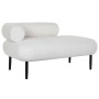 Divano DKD Home Decor Bianco Nero Metallo Scandi 127,5 x 73,5 x 64 cm