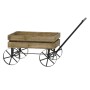 Carrello da Giardino DKD Home Decor 55 x 28,5 x 55 cm Abete Nero Metallo Marrone scuro Impianto Cottage