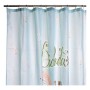 Tenda da Doccia DKD Home Decor Fenicottero Poliestere (180 x 200 cm)