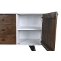 Credenza DKD Home Decor Bianco Marrone scuro Legno di mango 150 x 40 x 80 cm