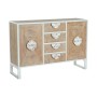 Credenza DKD Home Decor Abete Metallo Bianco 120 x 35 x 80 cm