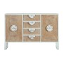 Credenza DKD Home Decor Abete Metallo Bianco 120 x 35 x 80 cm