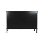 Credenza DKD Home Decor 142,5 x 40,5 x 101,5 cm Abete Cristallo Nero