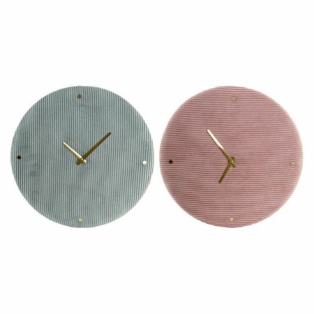 Orologio da Parete DKD Home Decor Poliestere (2 pcs) (40 x 5 x 40 cm)