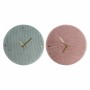 Orologio da Parete DKD Home Decor Poliestere (2 pcs) (40 x 5 x 40 cm)