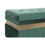 Panca DKD Home Decor Azzurro Verde Arancio Dorato Legno MDF 93 x 47 x 45 cm (3 Unità)